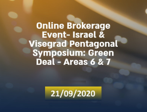 European Green Deal: wirtualne spotkanie brokerskie Izraela i Grupy Wyszehradzkiej