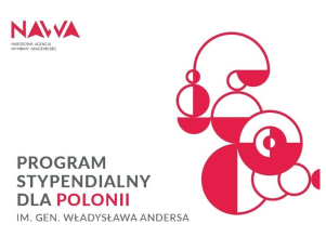 Program stypendialny dla Polonii im. gen. Władysława Andersa – kształcenie w szkole doktorskiej (studia III stopnia)